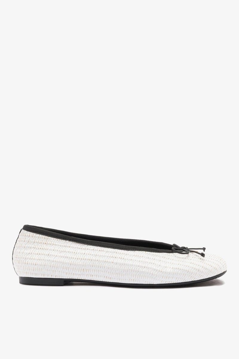 Pavlova Ballet Flat White Raffia 1