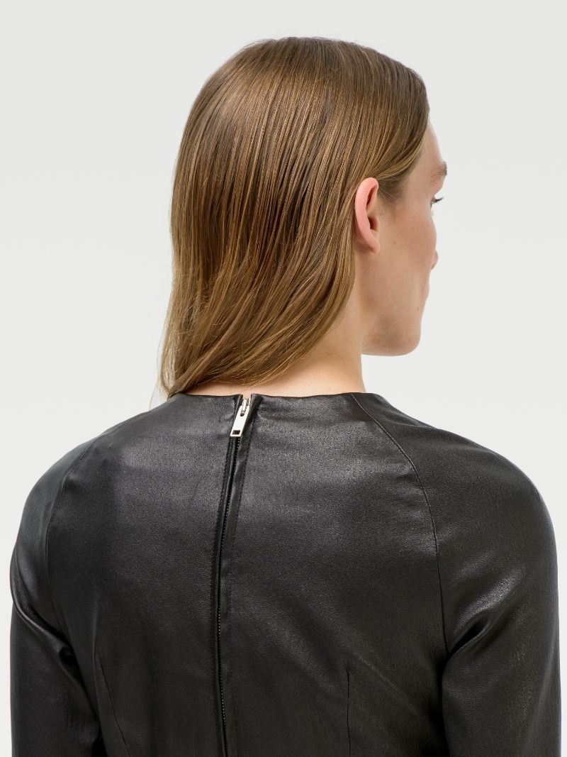 STRETCH LEATHER TOP - 8