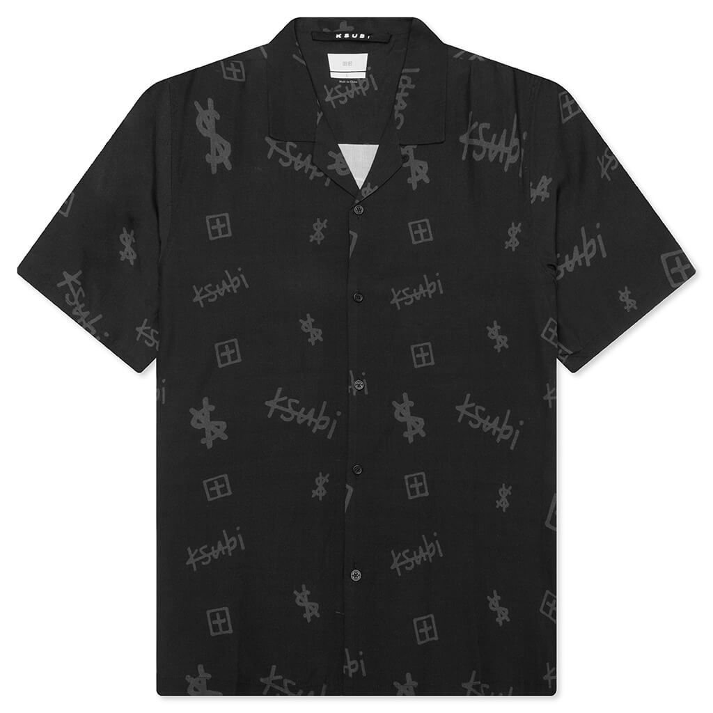 KASH BOX RESORT S/S SHIRT - COAL - 1