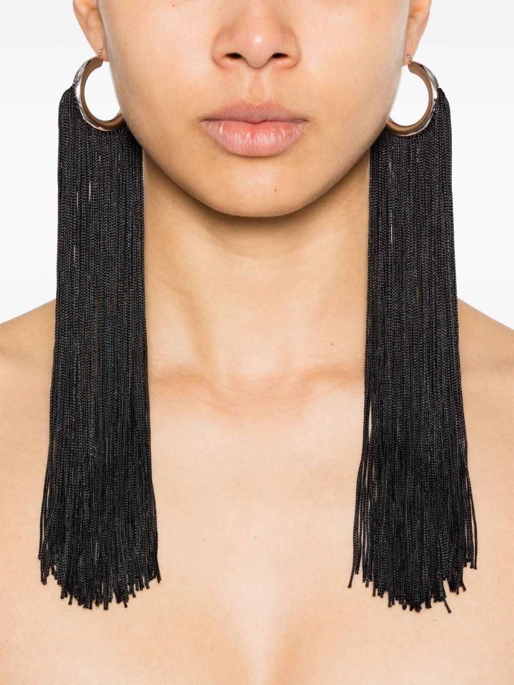 fringed earrings - 2