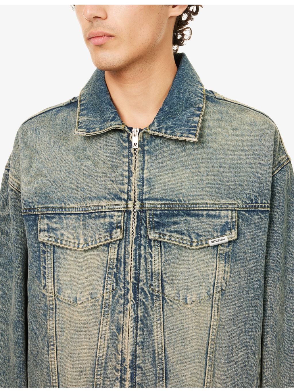 Logo-Embellished Cotton Denim Jacket - 5