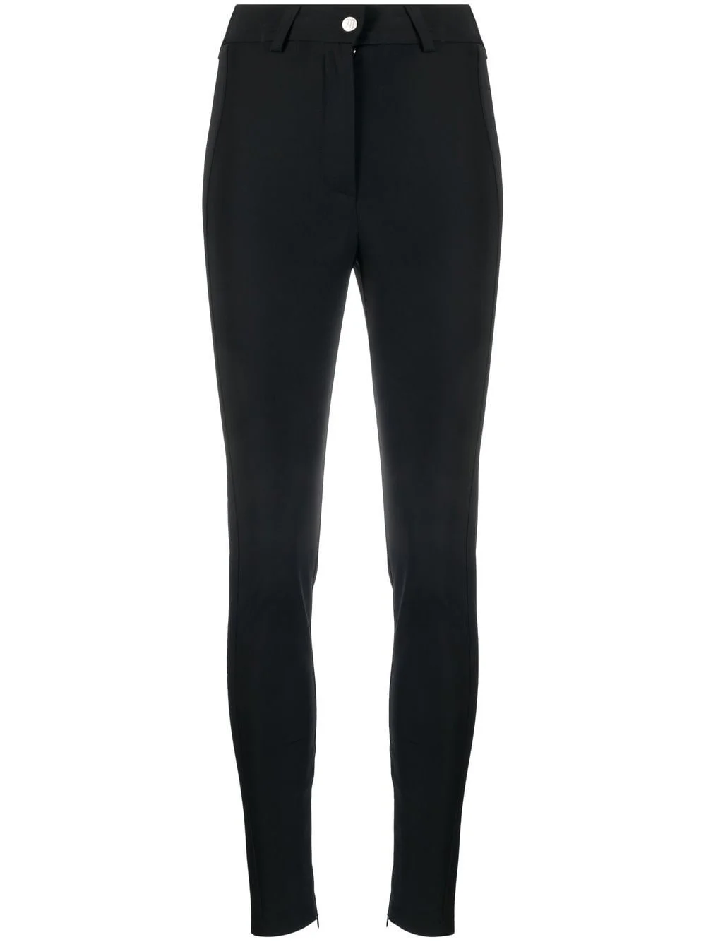 high-waisted skinny trousers - 1