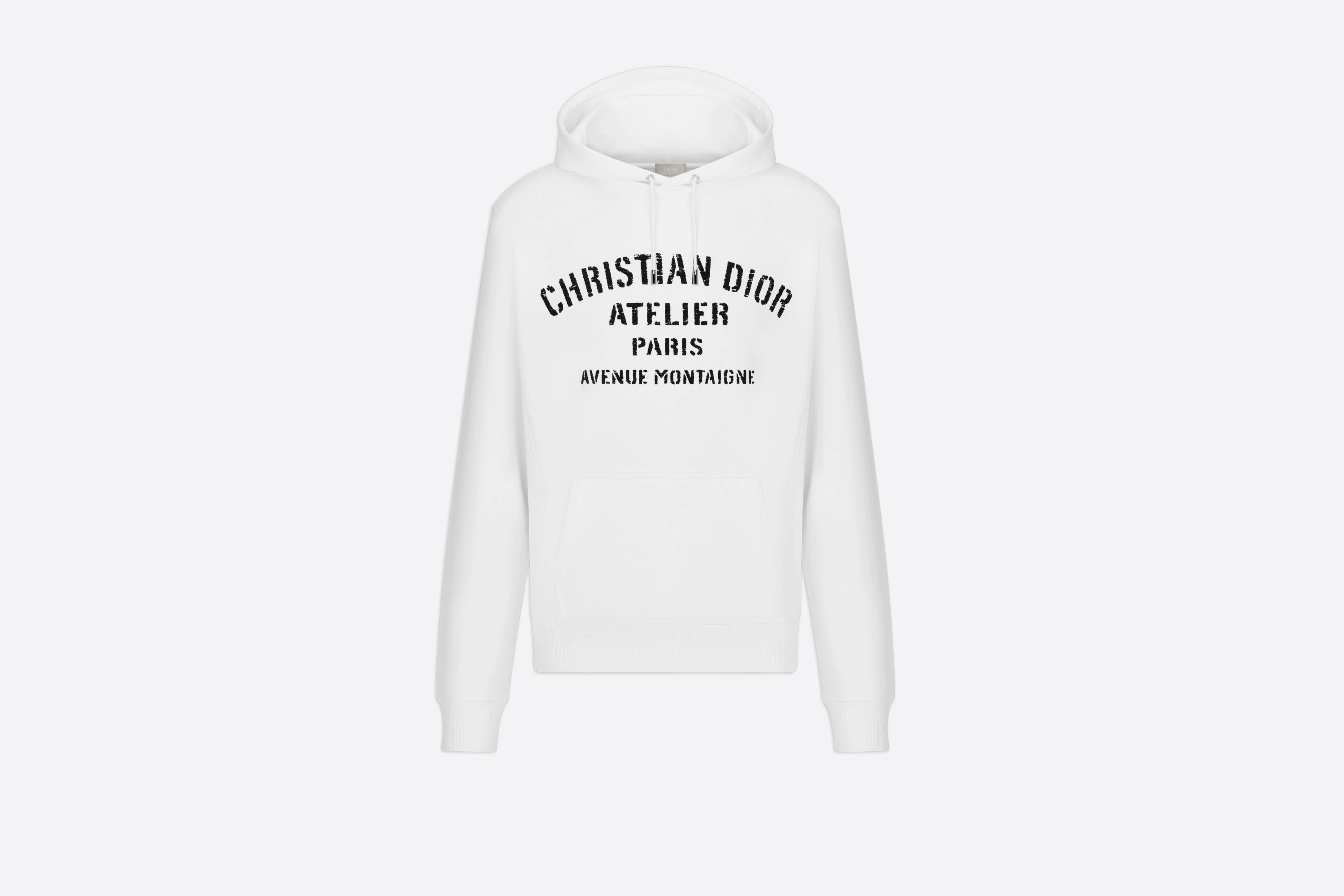 Oversized 'Christian Dior Atelier' Hooded Sweatshirt - 1