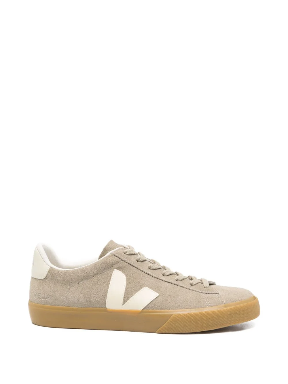 Campo Suede lace-up logo-patch sneakers - 1
