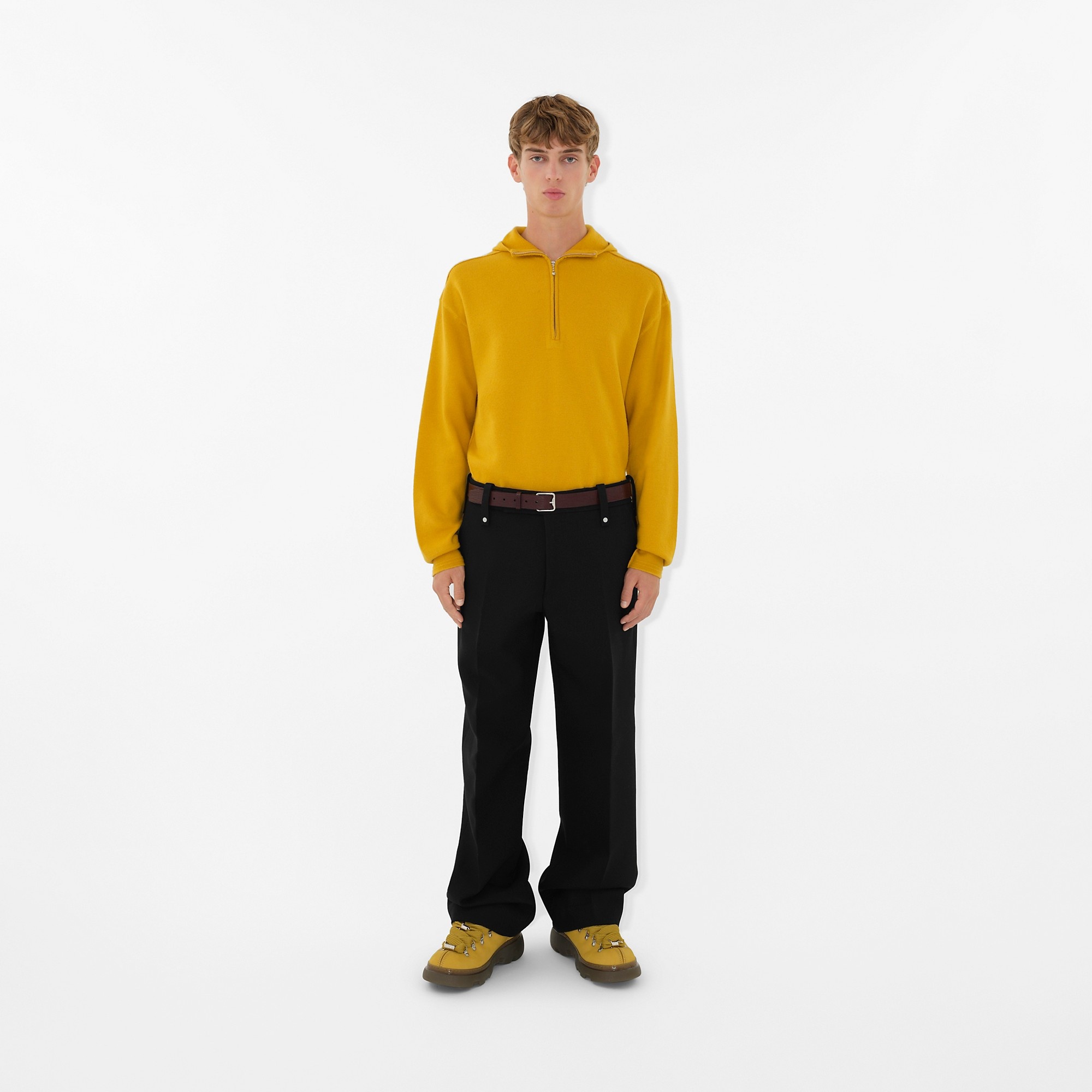 Wool Half-zip Hoodie - 2