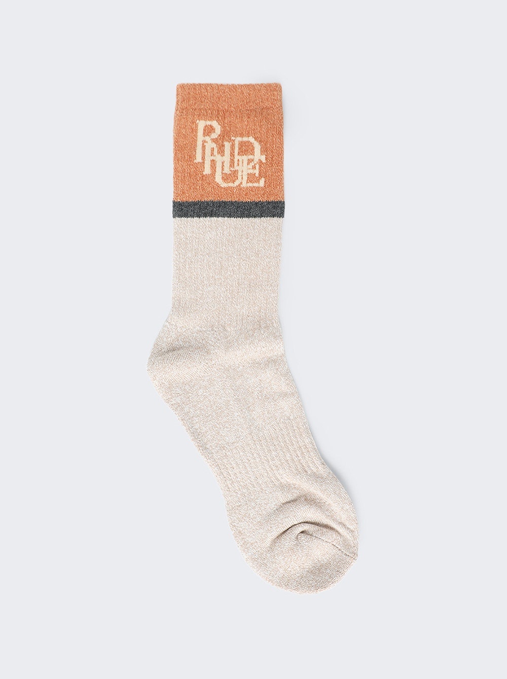 Logo Sport Socks Heather Tan - 1