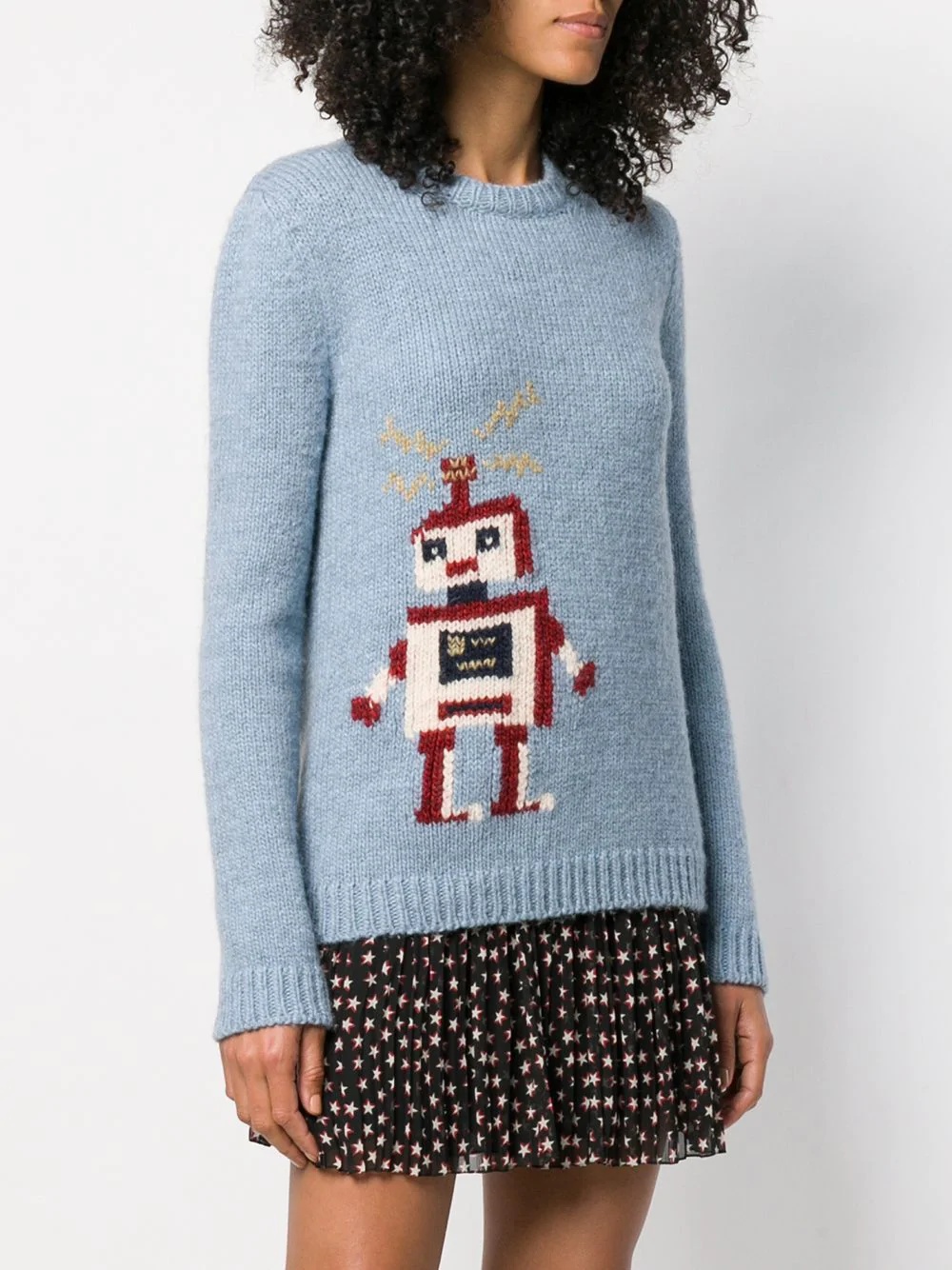 intarsia robot sweater - 3