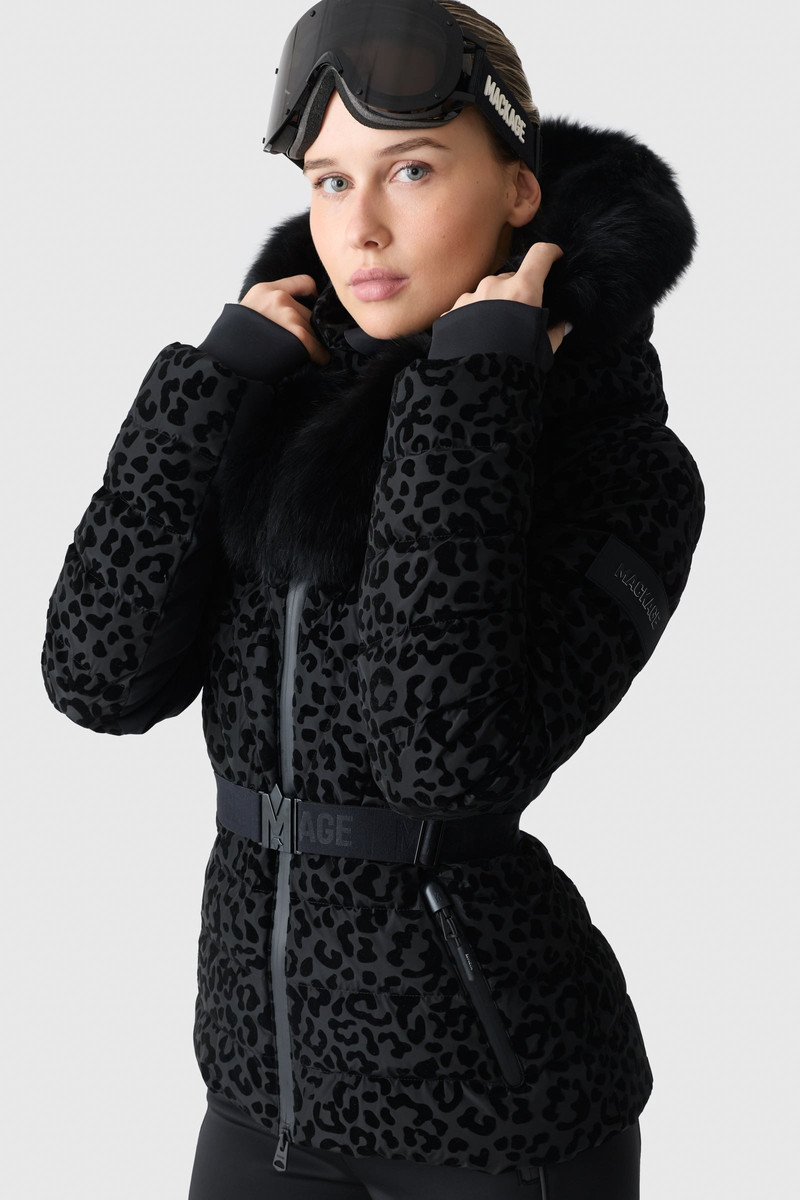 ELITA-BXFLP Down Ski Jacket With Flocked Shell 5