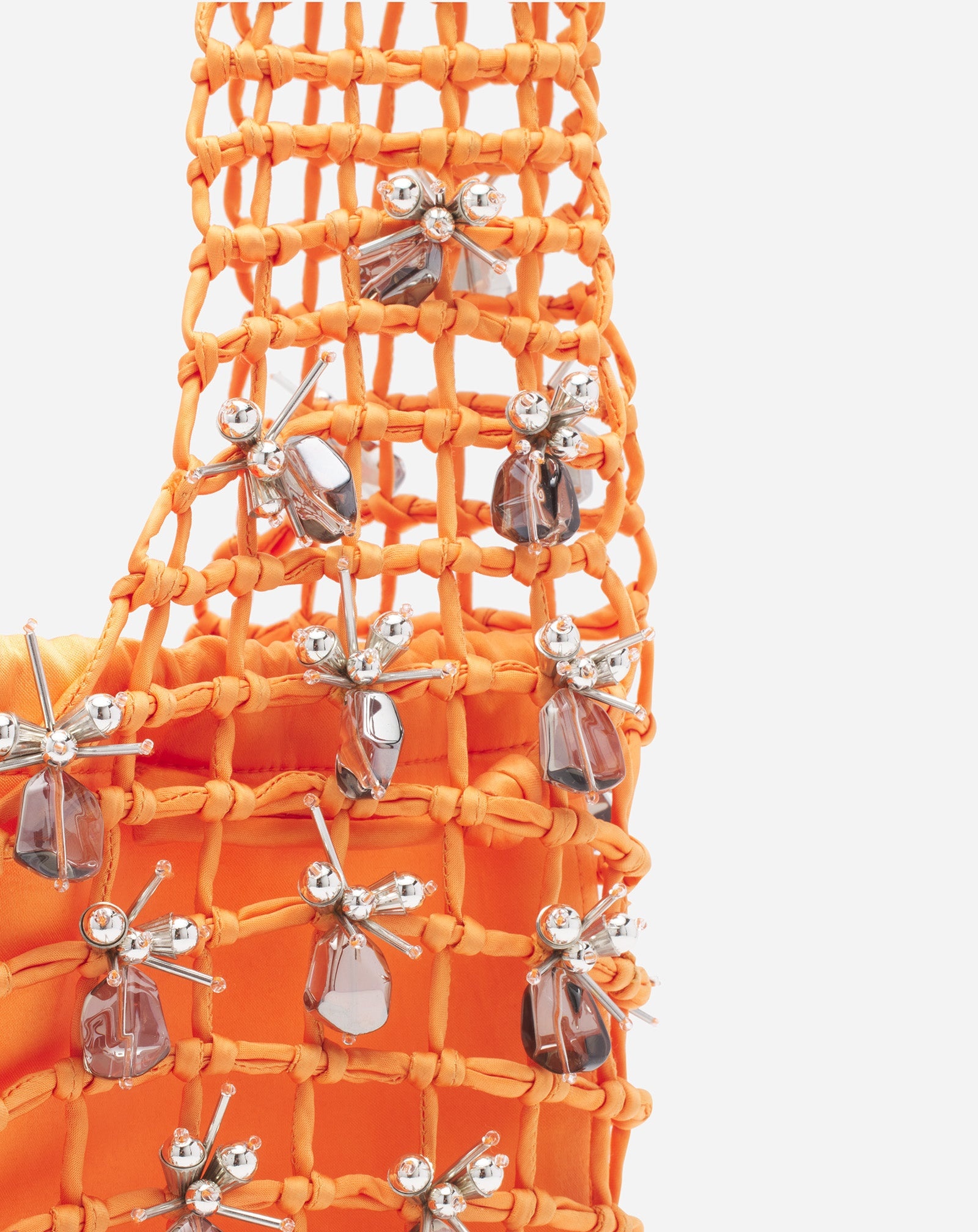 MACRAME BY LANVIN SATIN BAG - 6