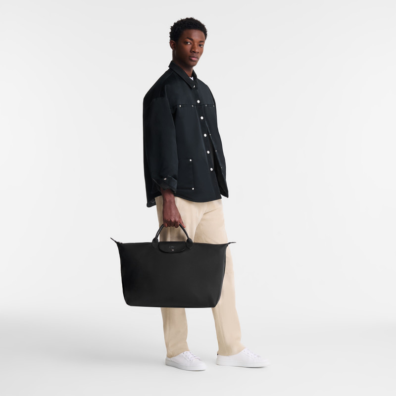 Longchamp Le Pliage Xtra S Travel bag Black - Leather outlook