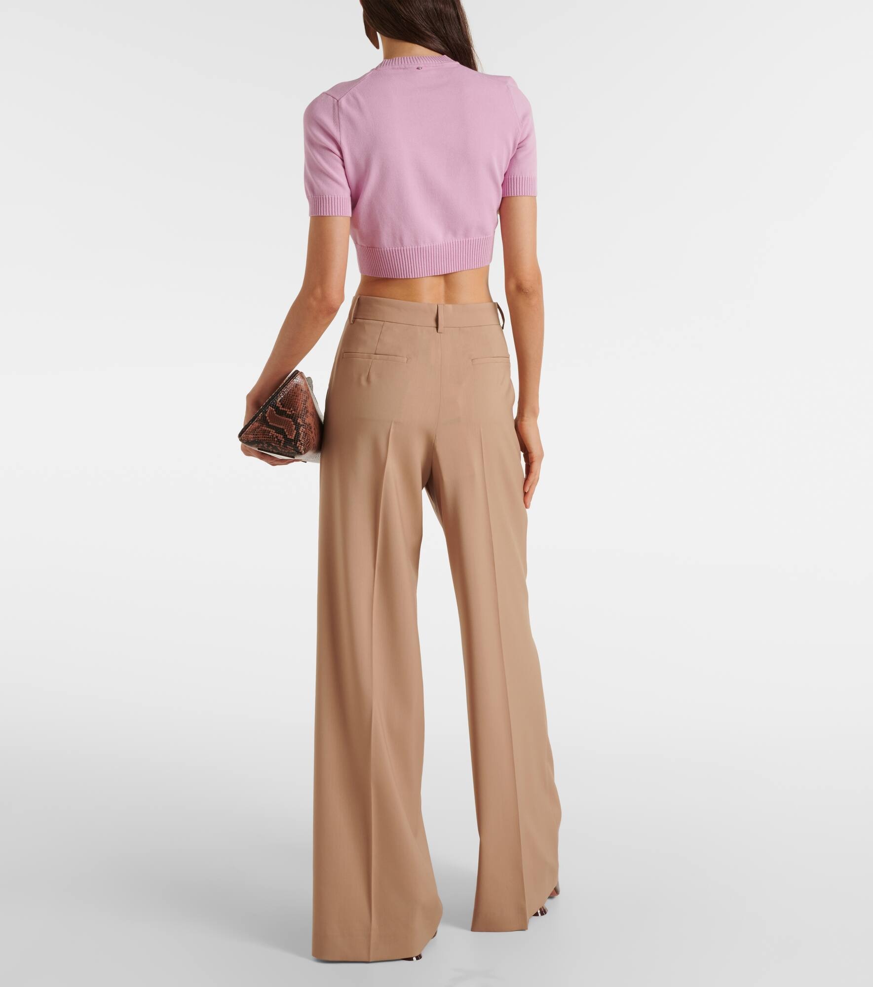 Premier knitted crop top - 3
