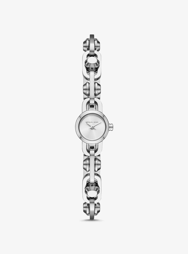 Mini Astor Link Silver-Tone Bracelet Watch 1