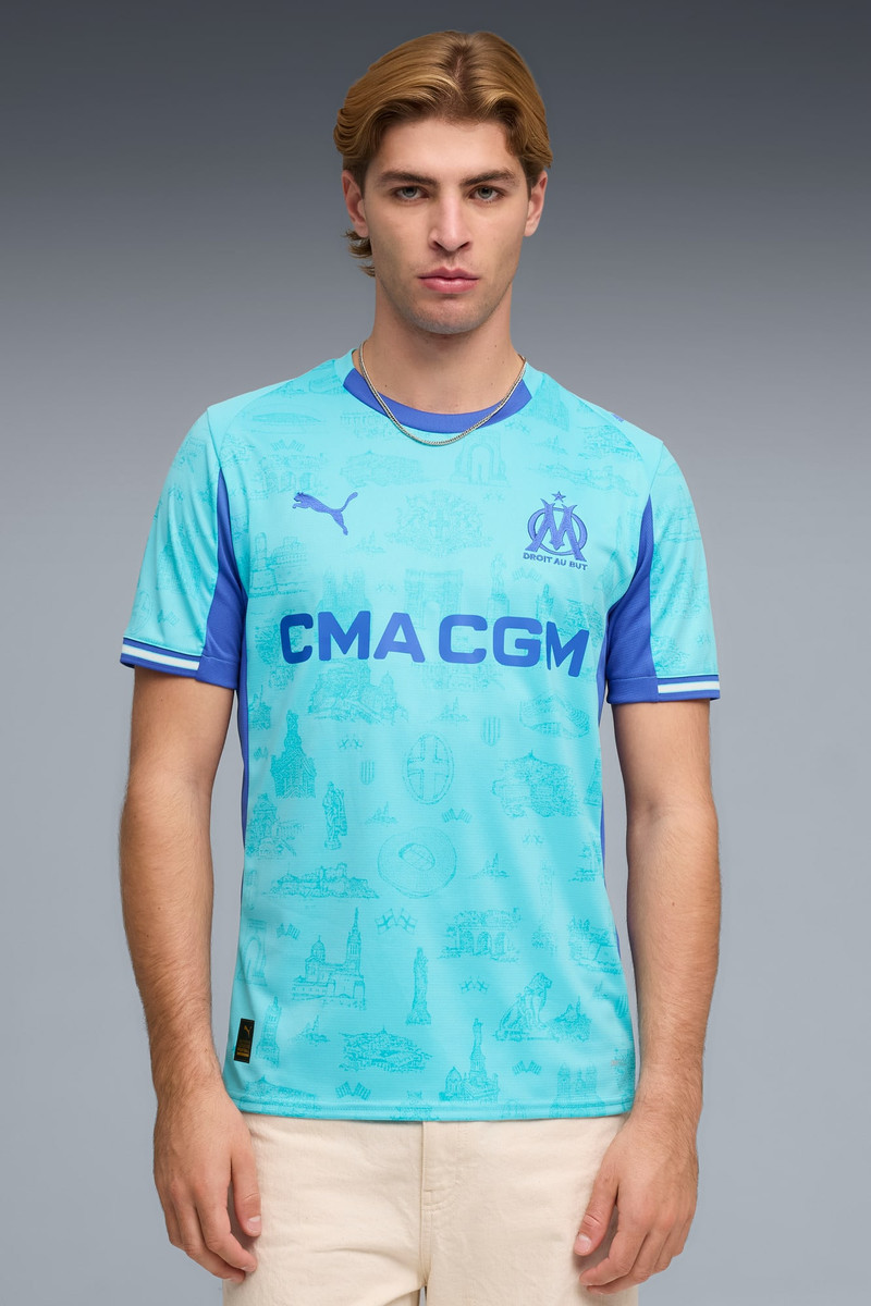 PUMA Olympique de Marseille Special Edition Men's Soccer Jersey outlook