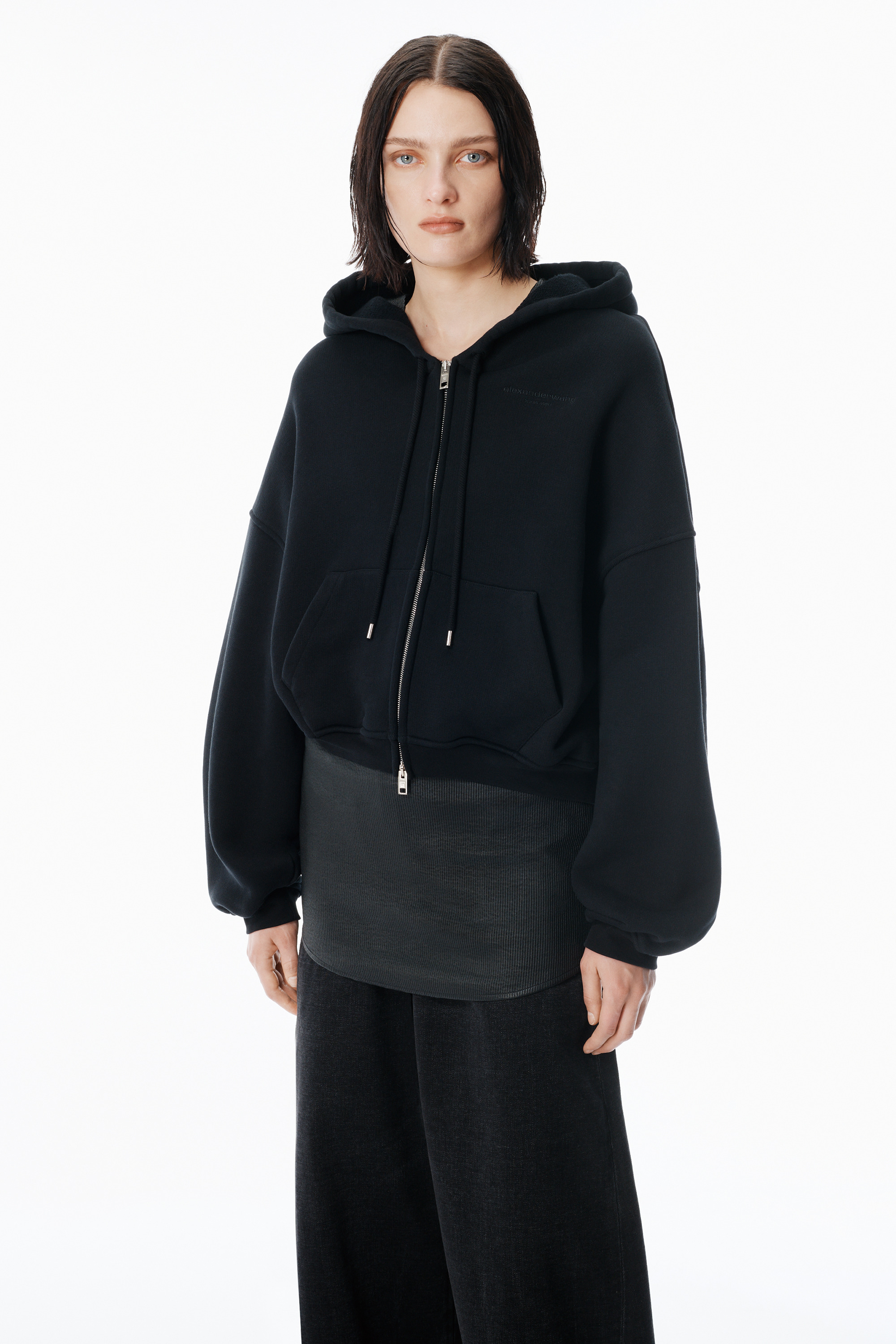 Black Veil Zip-Up Hoodie - 3
