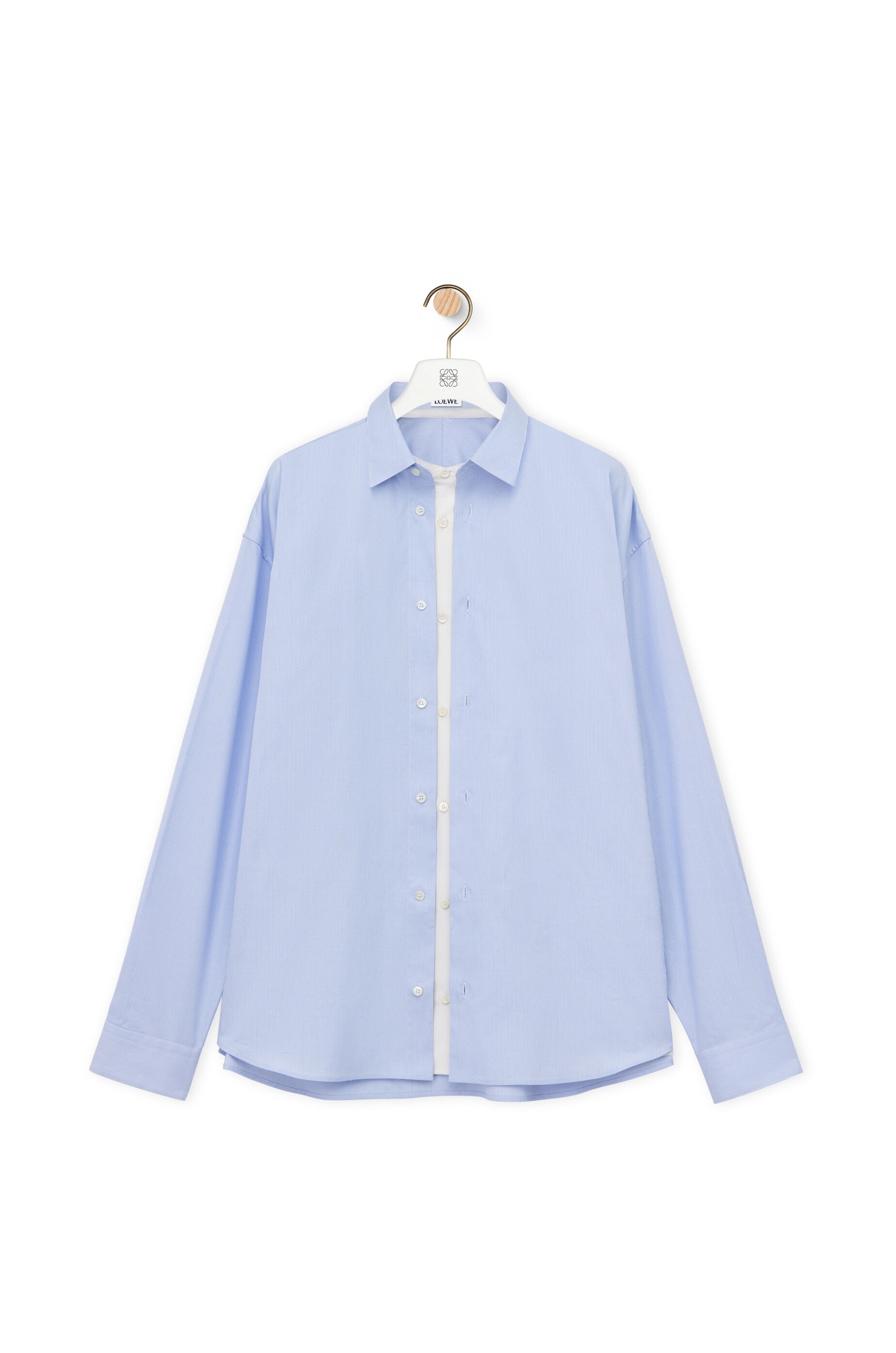Double layer shirt in cotton and silk - 1