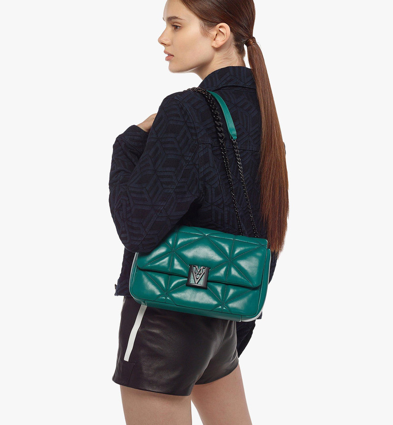 Travia Shoulder Bag in Cloud Quilted Leather 6