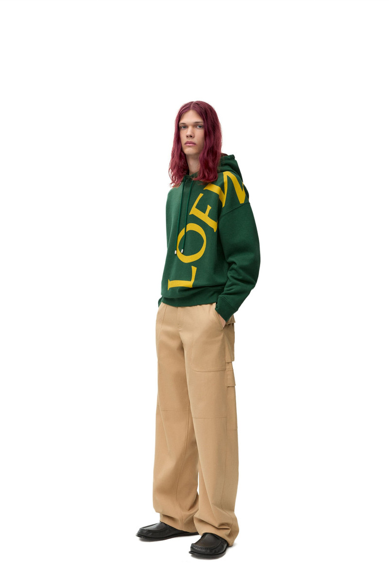 Loewe Relaxed fit hoodie in cotton outlook