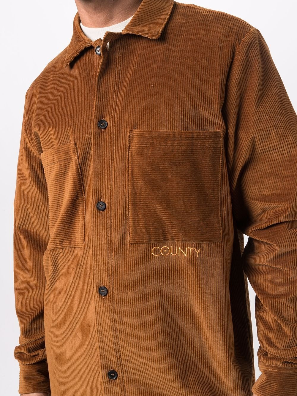 corduroy long-sleeve shirt - 5