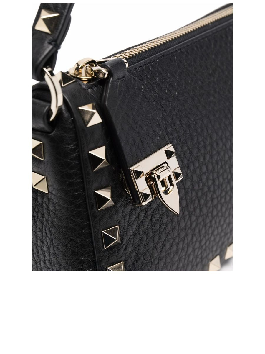 Grained Texture Single Handle Shoulder Bag - 4