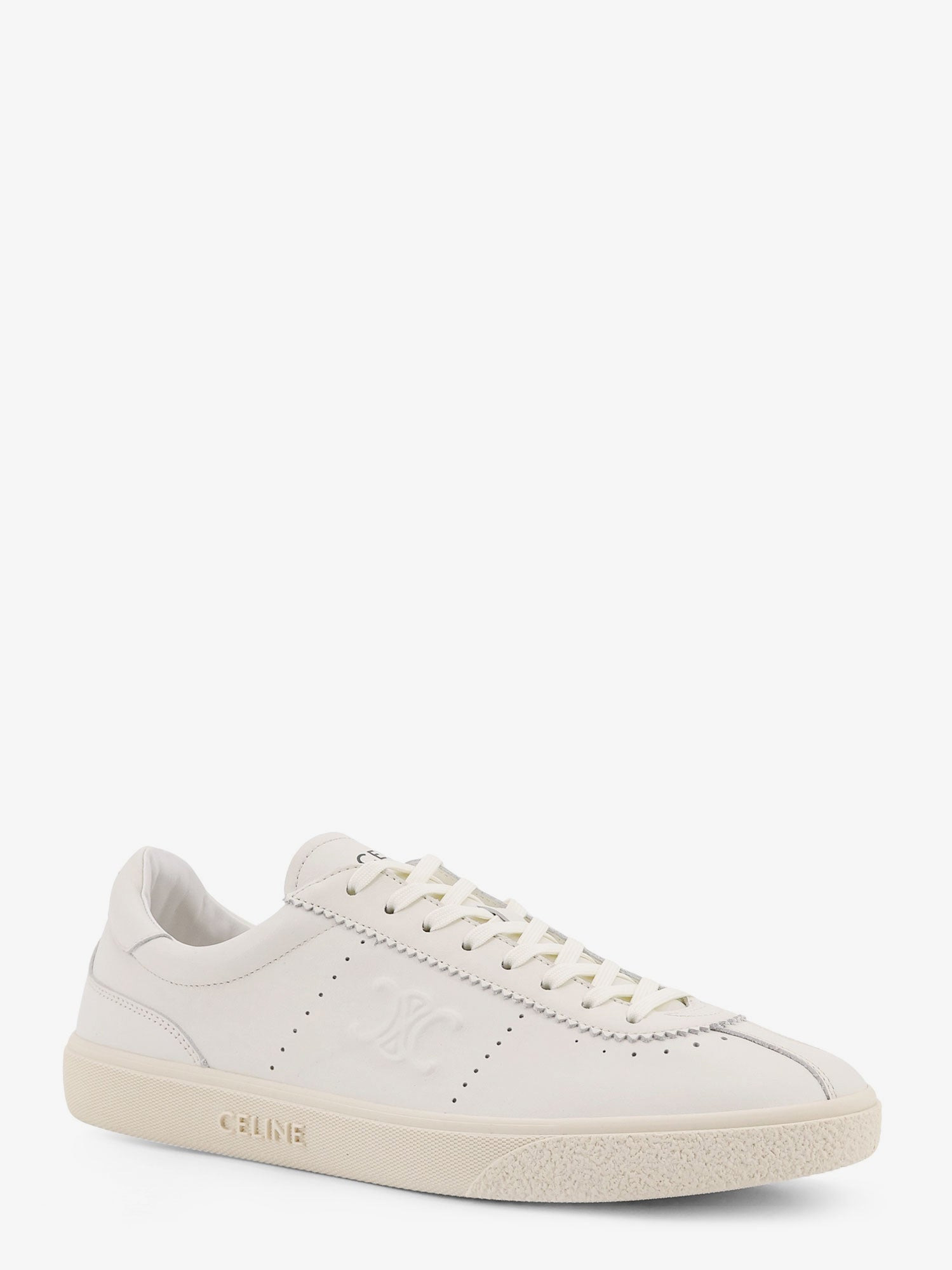 Celine Low-Top Leather Sneakers - 2