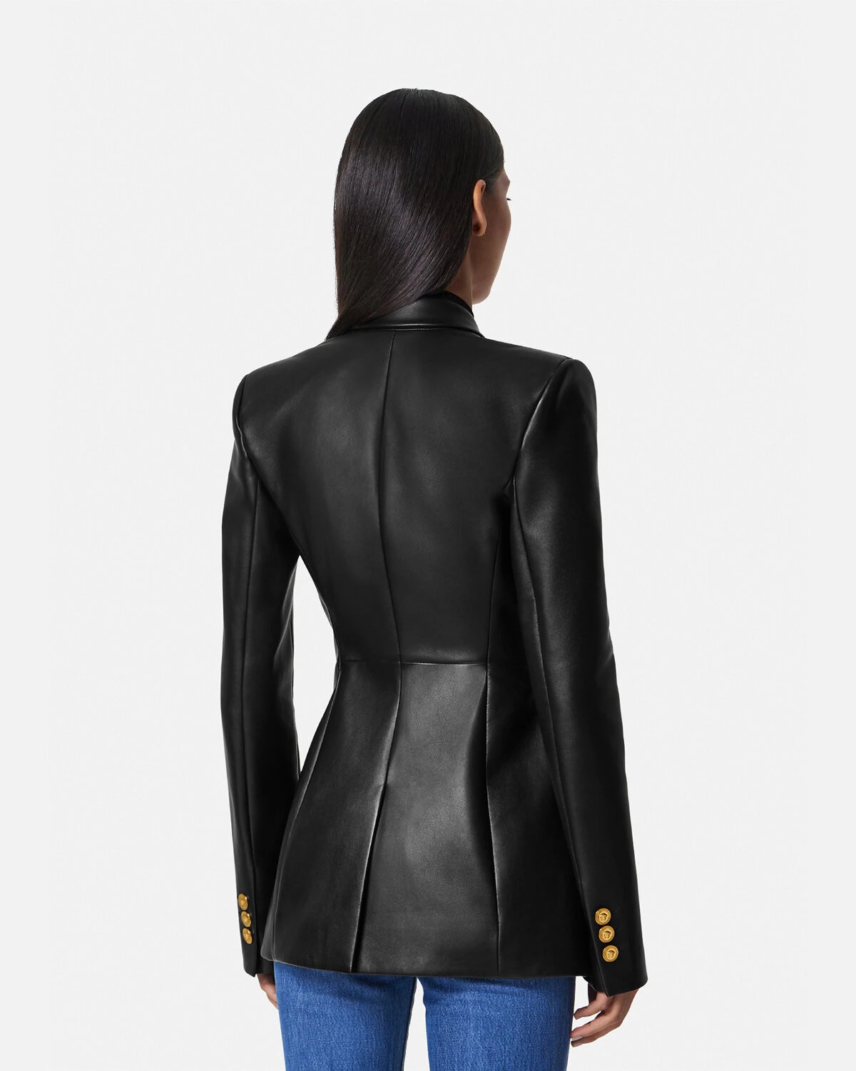 Leather Blazer - 5