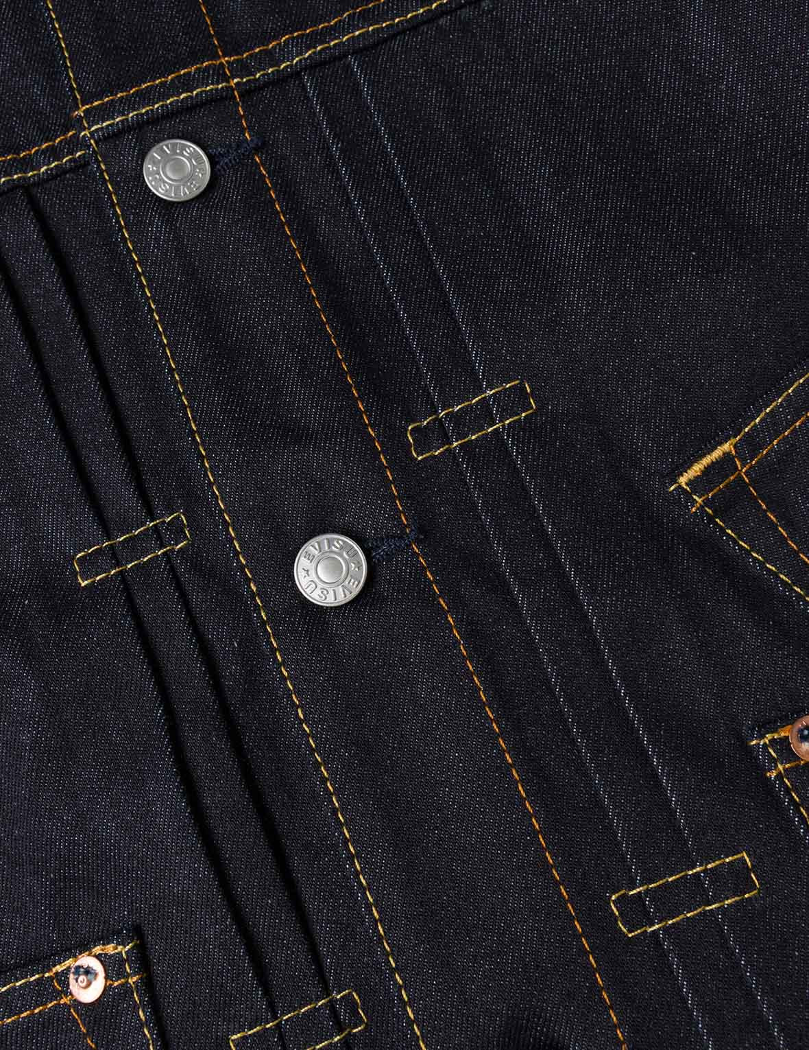Seagull Print and Multi-Pocket Relax Fit Denim Jacket - 11