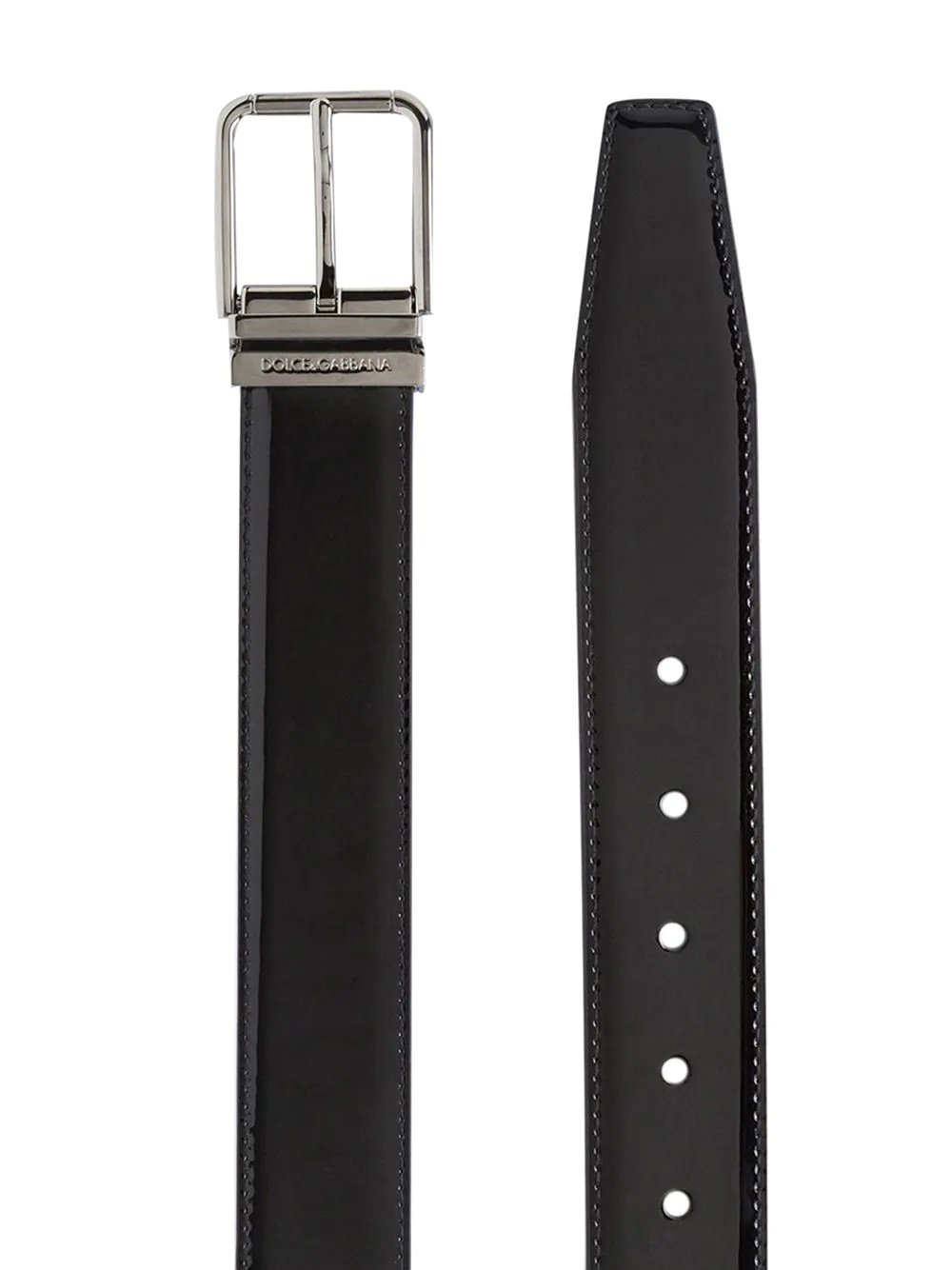 logo buckle belt - 2