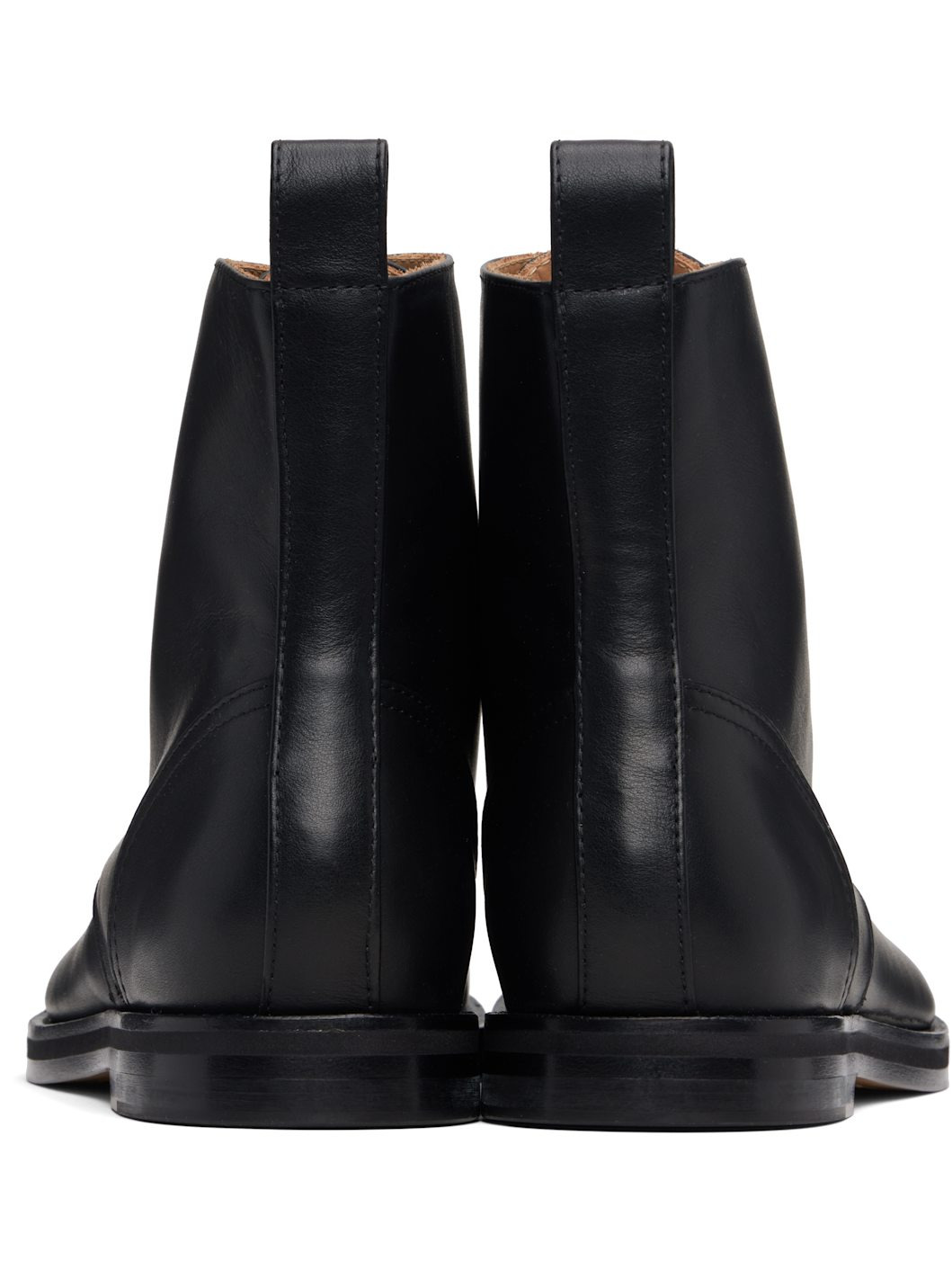 Black Loafer Boots - 2
