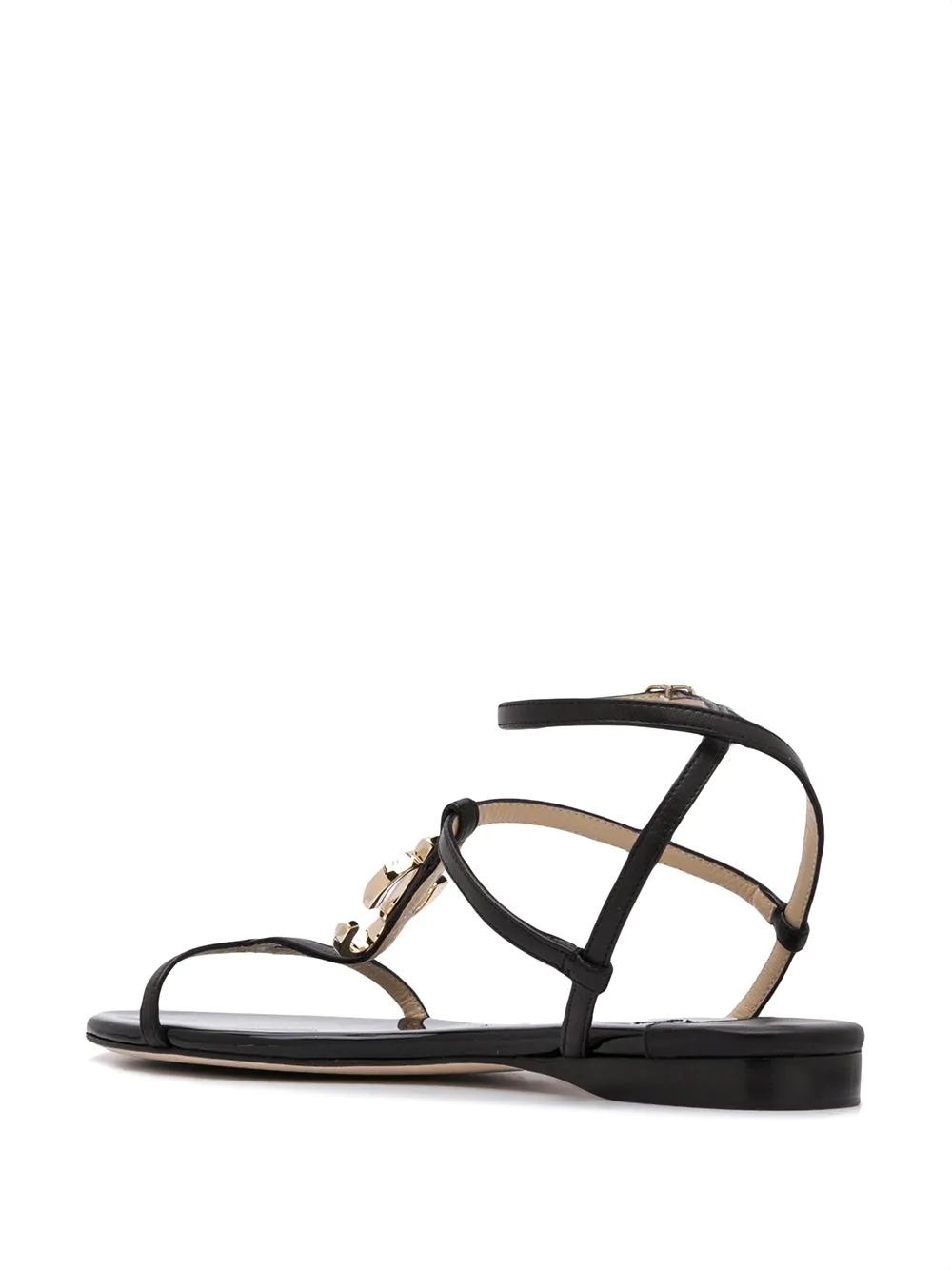 Alodie logo flat sandals - 3