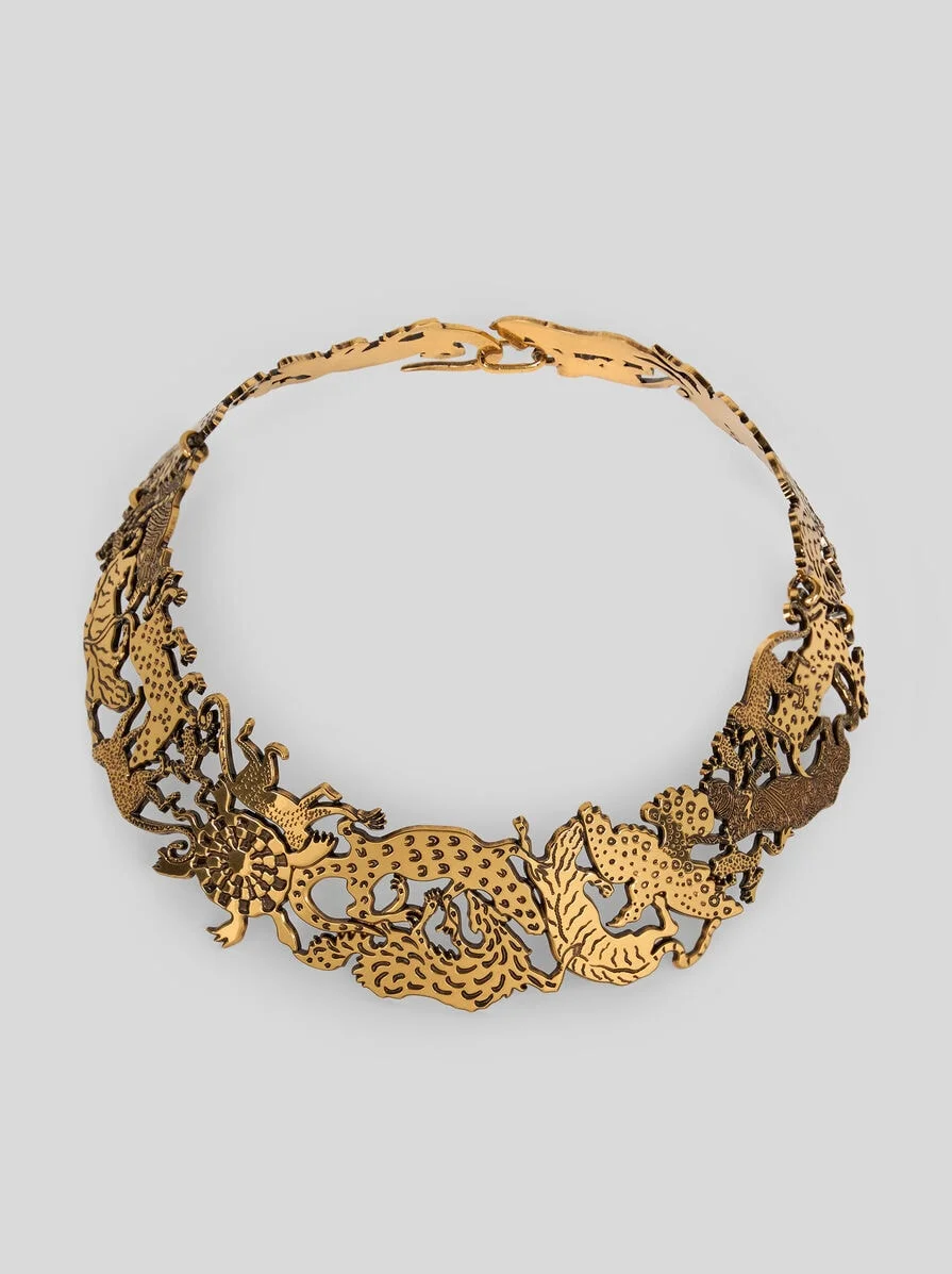 CHOKER NECKLACE WITH ANIMALS - 1