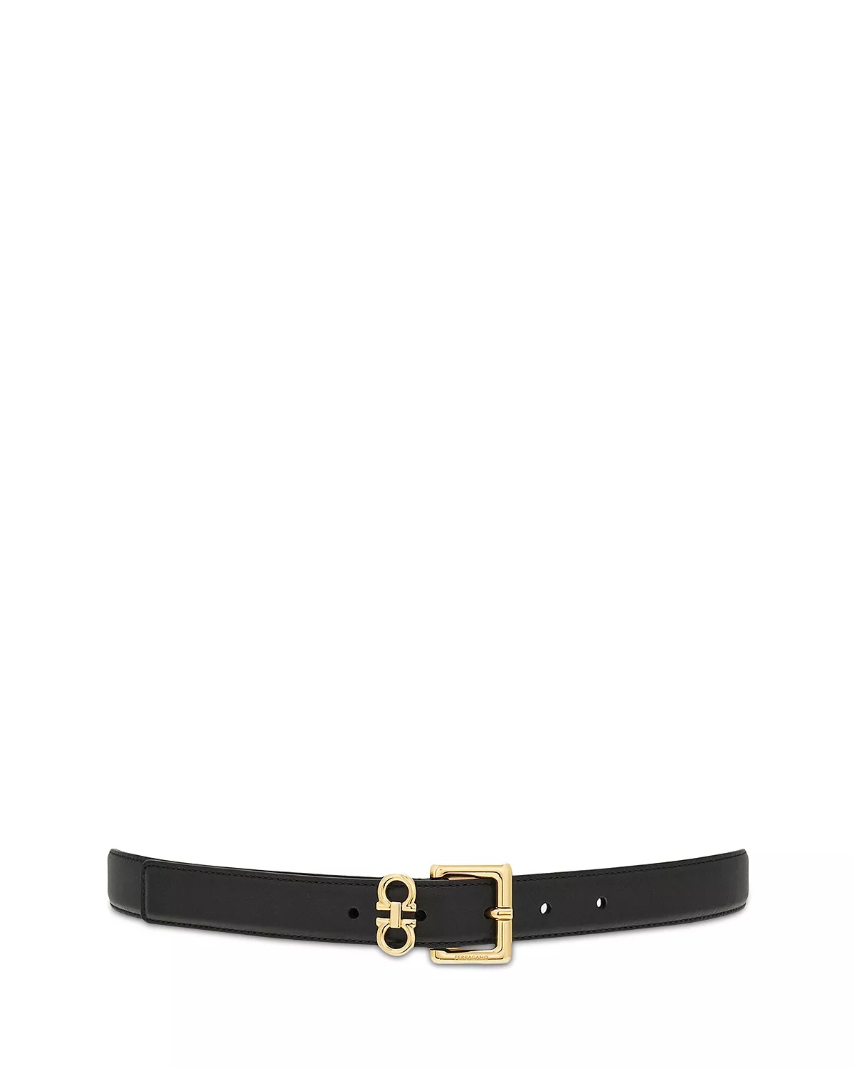 Women's Double Gancini Fixed Belt - 4