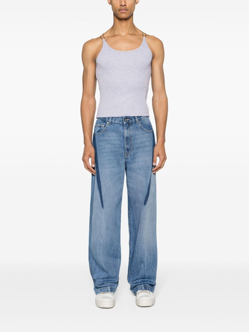 Dion Lee Wire Strap organic cotton tank top outlook