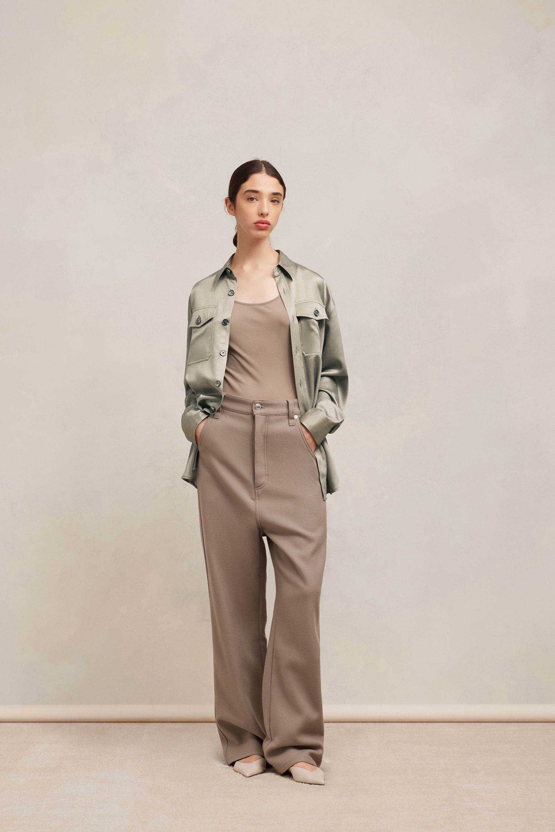 Overshirt With Chest Pocket - 2