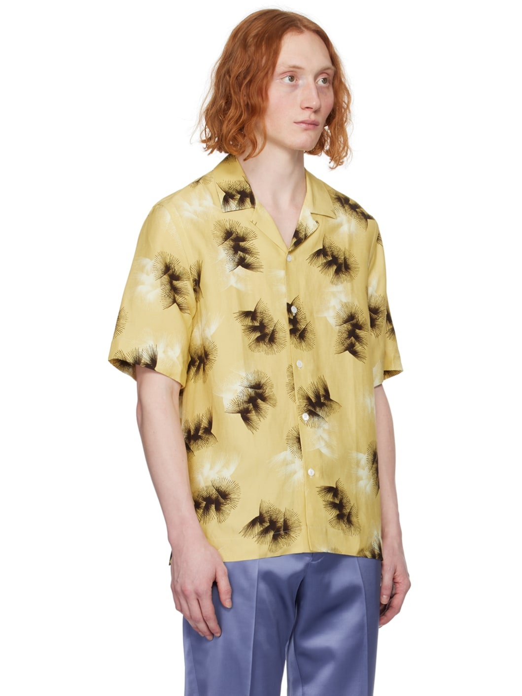 Yellow Printed Shirt - 2