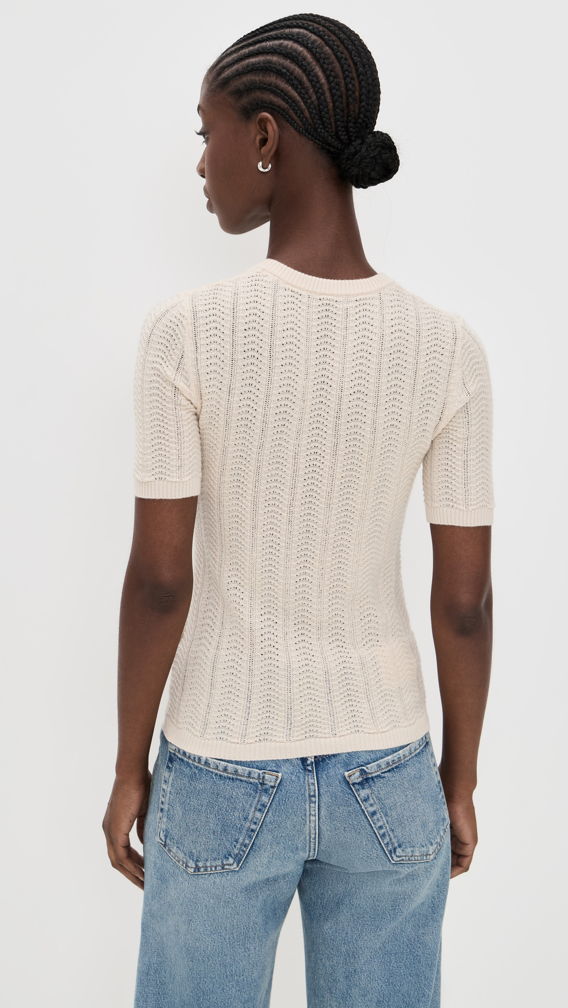 Francesca Merino Short Sleeve Sweater - 2