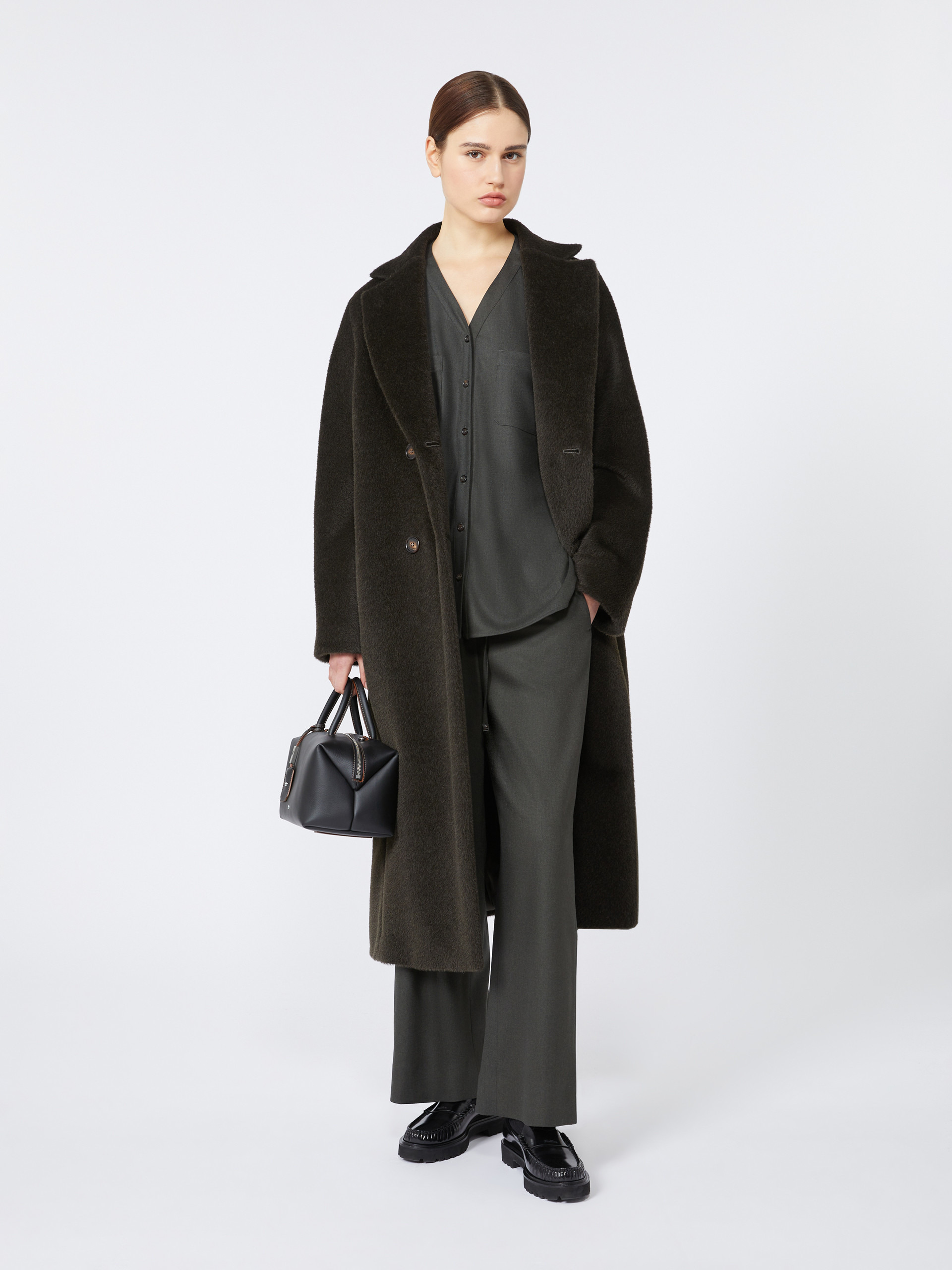 ROSANNA Double-breasted wool and alpaca coat - 2
