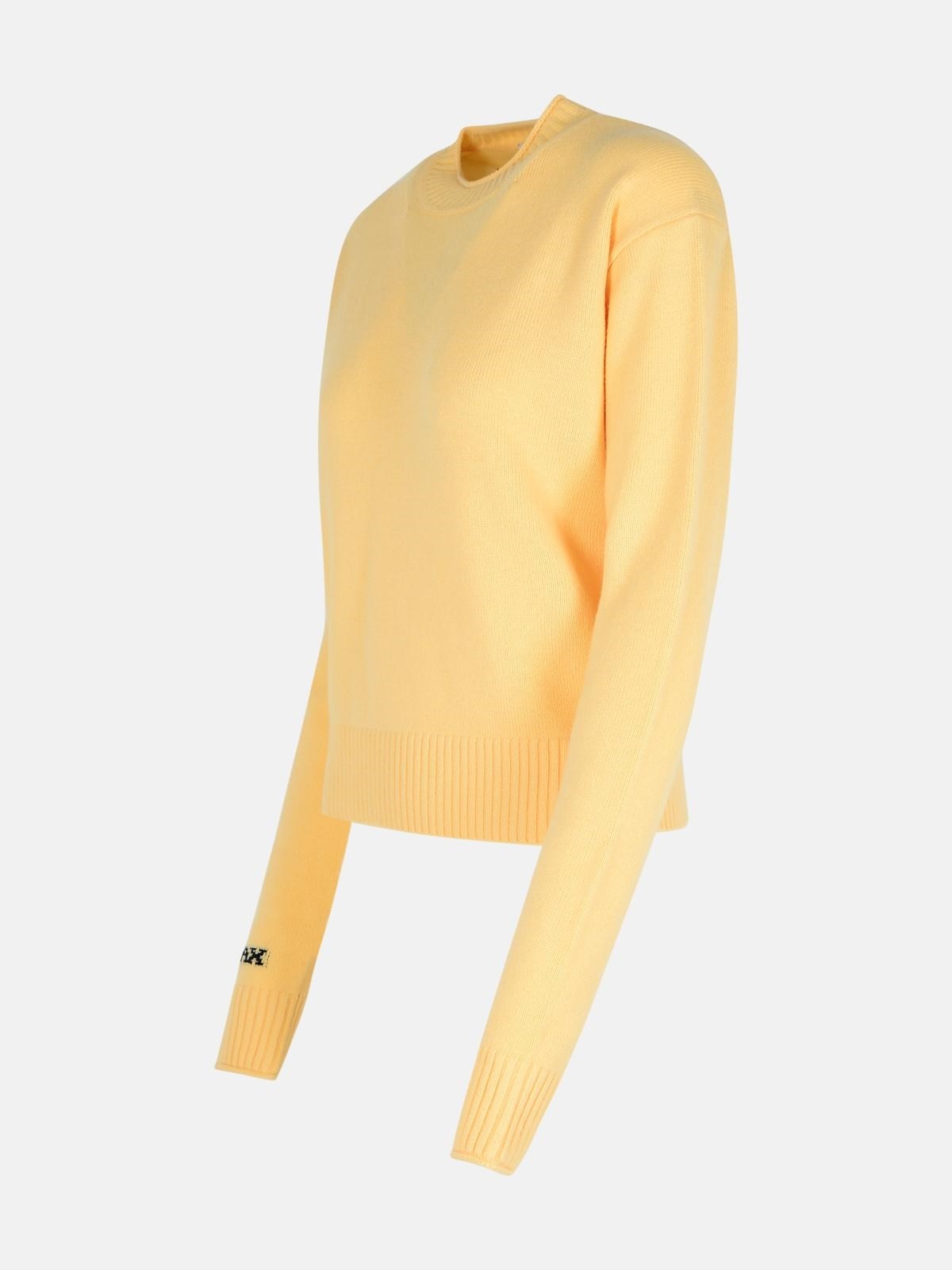 'AGADIR1234' IVORY WOOL BLEND SWEATER - 2