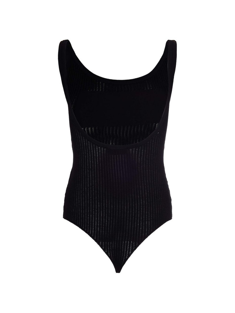 ELISABETTA FRANCHI logo-print bodysuit outlook