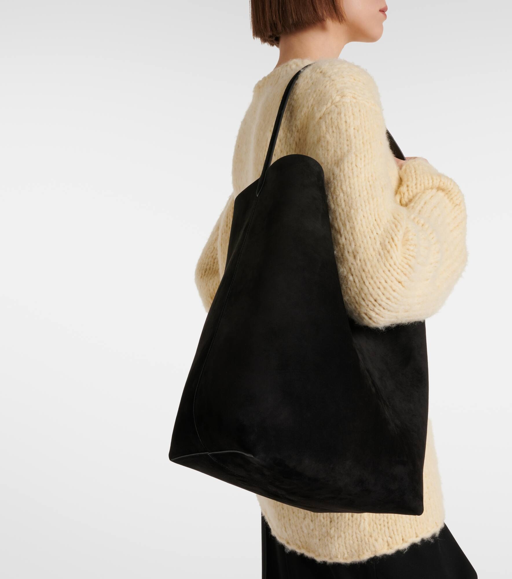 Park Large suede tote bag - 2