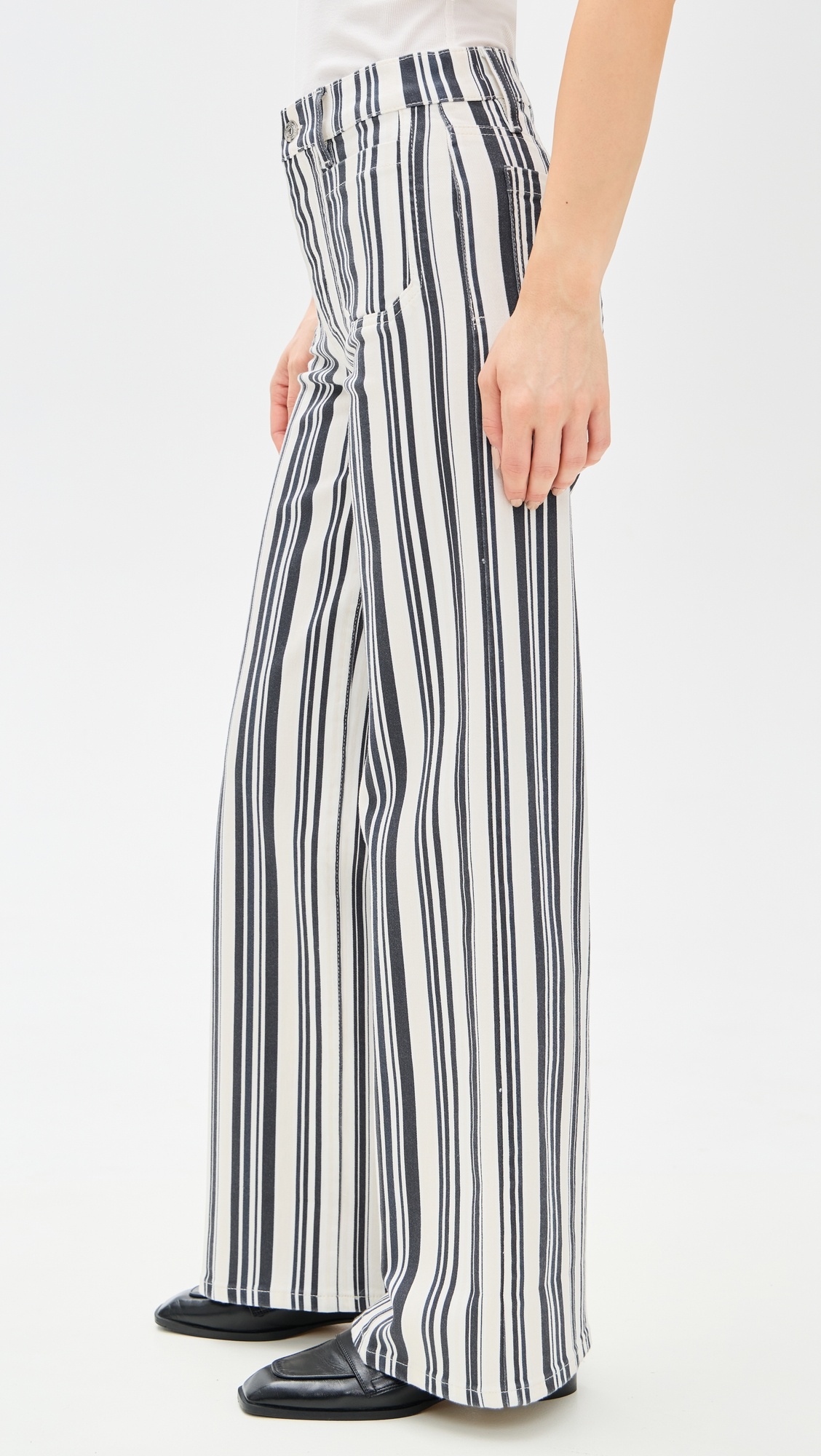 Le Slim Palazzo Modernist Pocket Jeans - 3