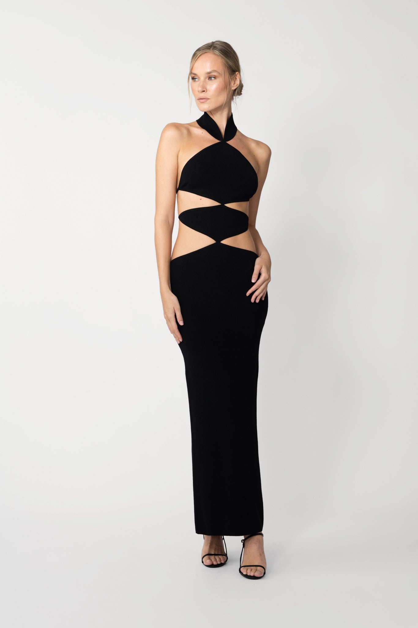 SELMA KNIT CUT-OUT DRESS - 2