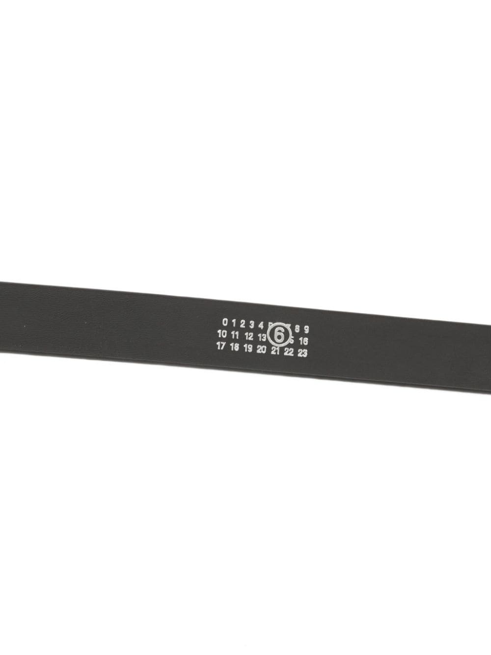 Numeric Signature leather belt - 3