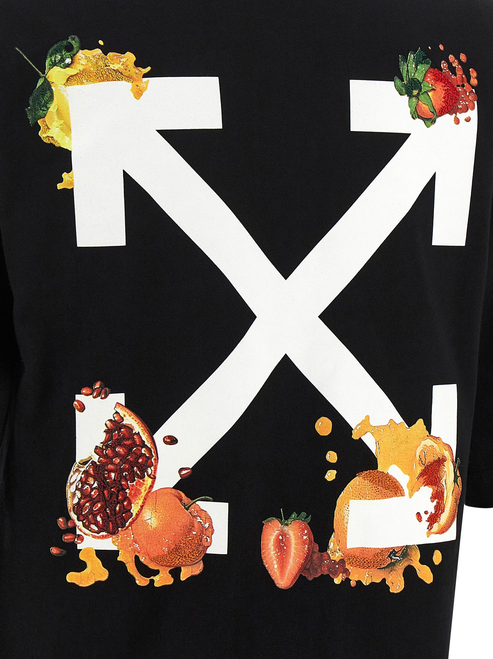 Off-White Women 'Emb Fruits Arrow' T-Shirt - 4