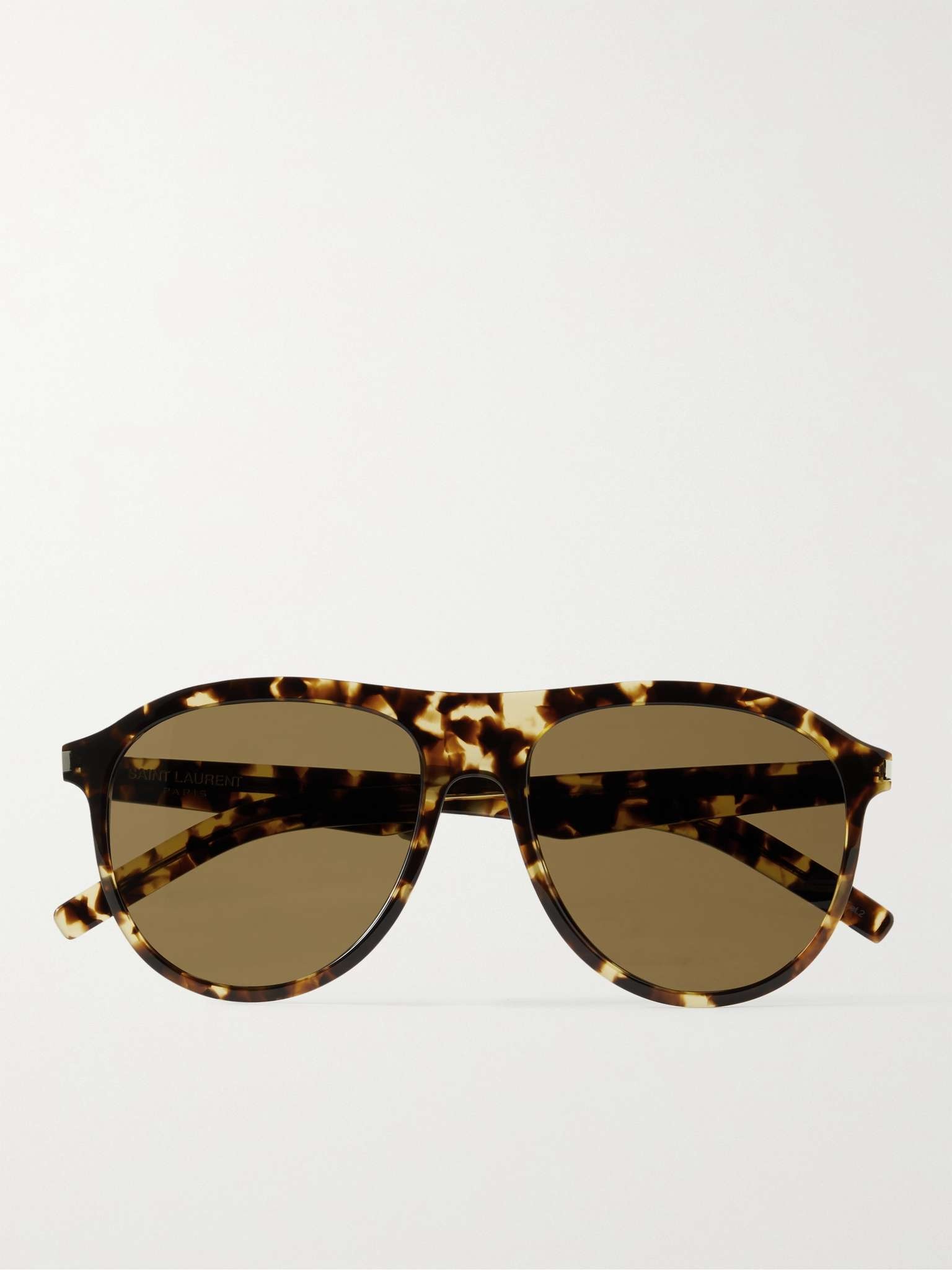 D-Frame Tortoiseshell Acetate Sunglasses - 1