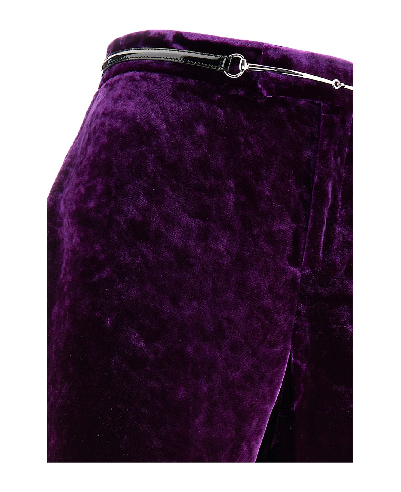 Purple Velvet Pant - 3