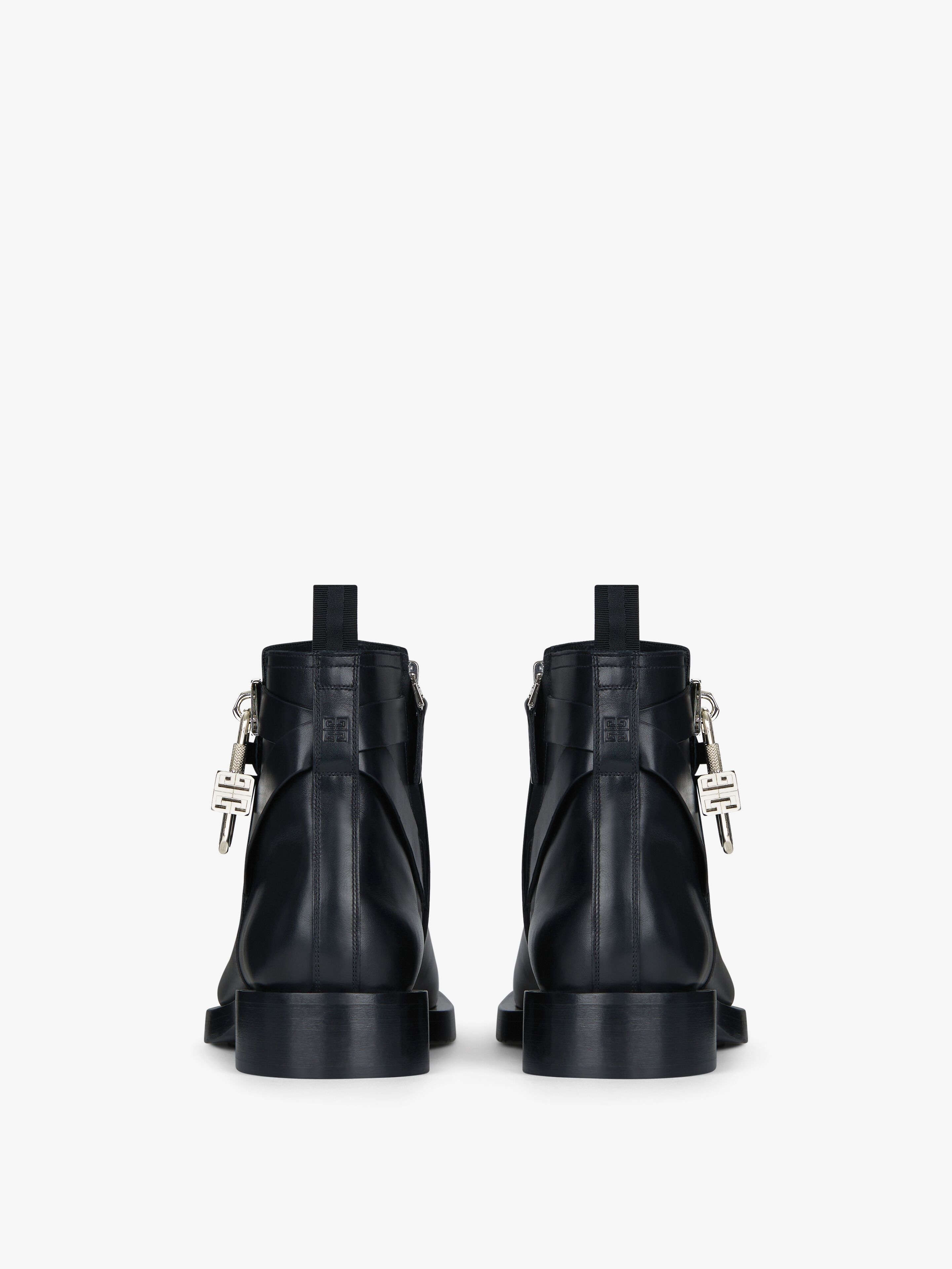 PADLOCK BOOTS IN LEATHER - 6