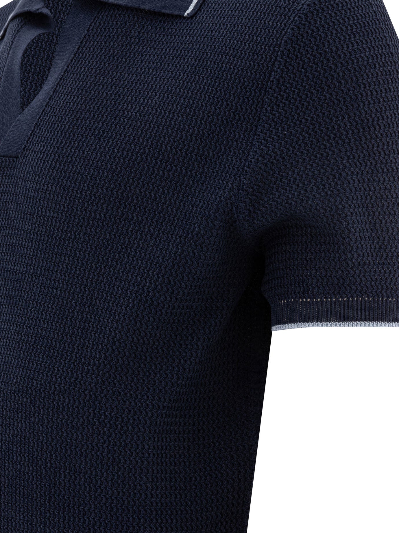 Prada Silk And Cotton Polo Shirt - 4