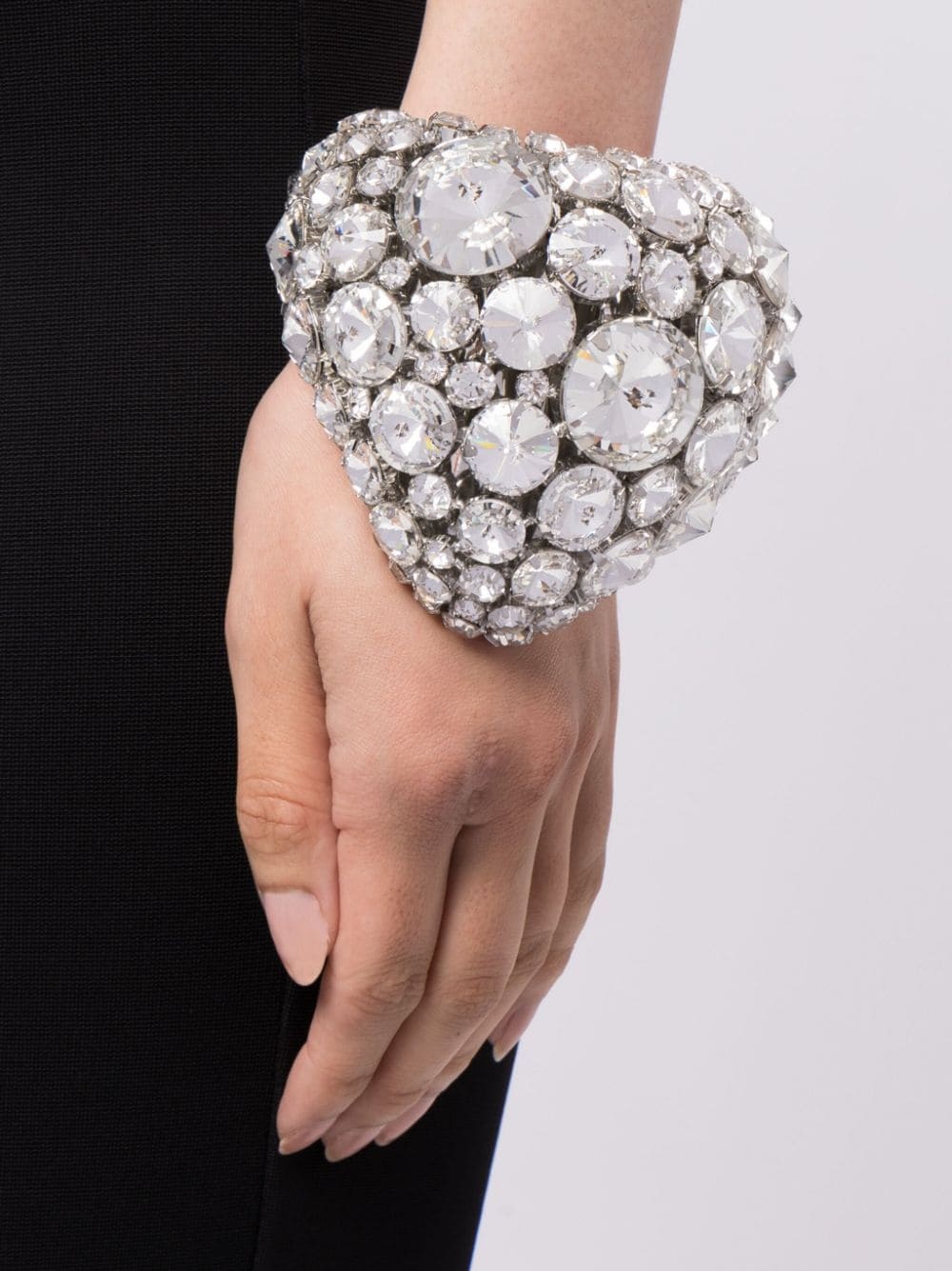Crystal Bone Cuff bracelet - 2