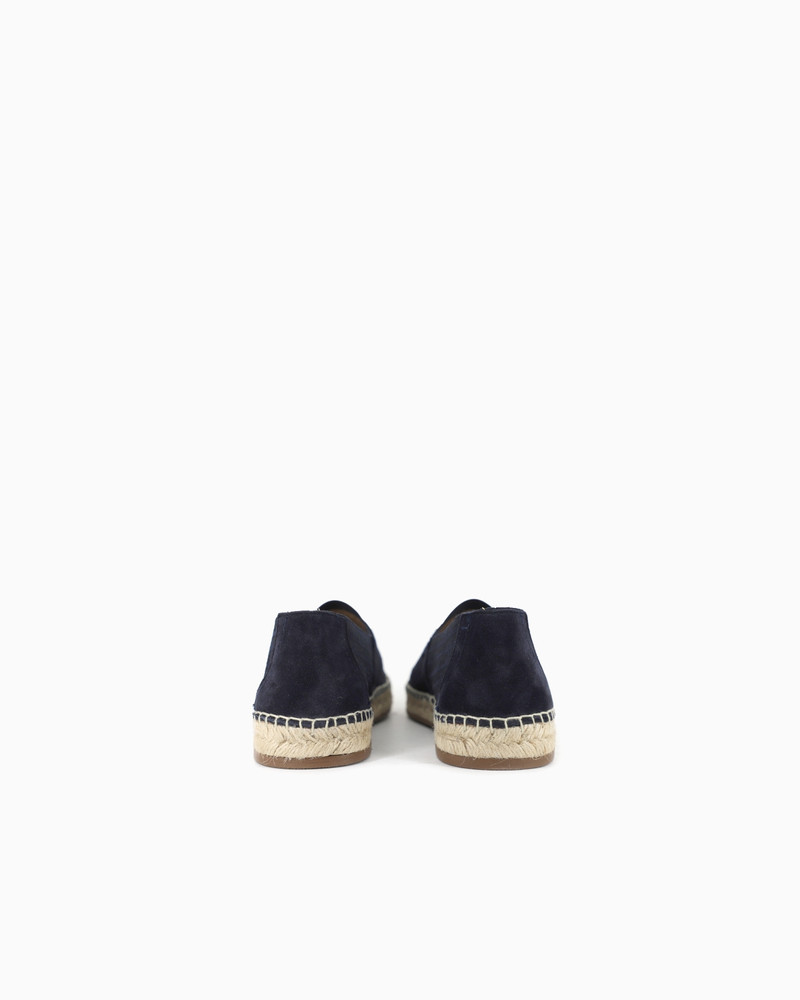 EMPORIO ARMANI JACQUARD ESPADRILLES WITH ALL-OVER LOGO LETTERING outlook