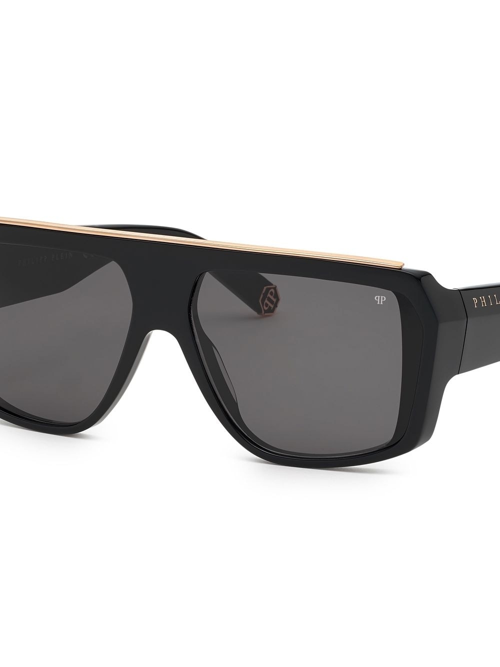 rectangular oversized-frame sunglasses - 3